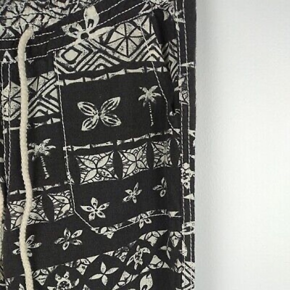 Cali 1850 Los Angeles linen beach drawstring pants size XS - Picture 7 of 9